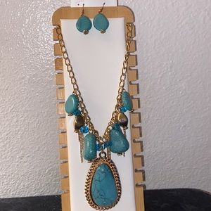 Turquoise statement set!